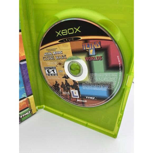Star Wars Clone Wars Tetris Worlds ORIGINAL Microsoft Xbox 2003 Complete Box CIB - Picture 5 of 7